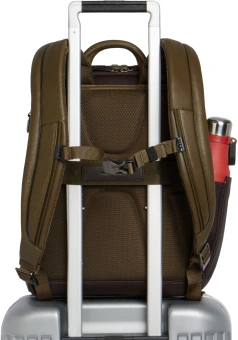Рюкзак мужской Piquadro Black Square CA6503B3/VETM хаки натур.кожа - купить недорого с доставкой в интернет-магазине