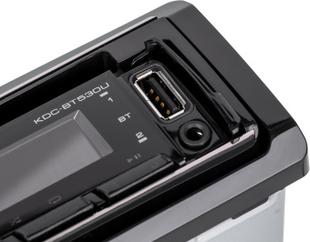 Автомагнитола Kenwood KDC-BT530U 1DIN 4x50Вт v3.0 USB 2.0 DSP 1 RDS - купить недорого с доставкой в интернет-магазине