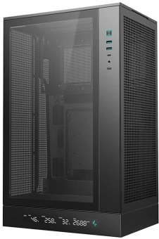 Корпус Deepcool CH270 черный без БП mATX 2xUSB3.0 1xUSB3.1 audio bott PSU - купить недорого с доставкой в интернет-магазине