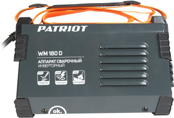 Сварочный аппарат Patriot WM180D инвертор ММА 7.8кВт - купить недорого с доставкой в интернет-магазине