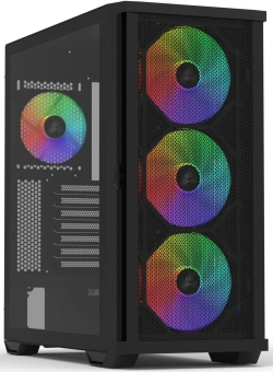 Корпус Zalman Z10 PLUS черный без БП ATX 10x120mm 4x140mm 2xUSB3.0 audio bott PSU - купить недорого с доставкой в интернет-магазине