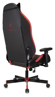 Кресло игровое Knight Neon черный/красный соты экокожа с подголов. крестов. металл - купить недорого с доставкой в интернет-магазине