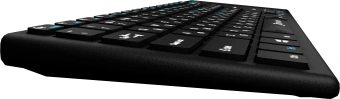 Клавиатура Оклик 830ST черный USB беспроводная slim Multimedia Touch (1011937) - купить недорого с доставкой в интернет-магазине