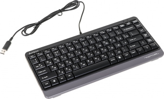 Клавиатура A4Tech FK11 черный USB slim (FK11 USB (GREY)) кабель 1.5м - купить недорого с доставкой в интернет-магазине