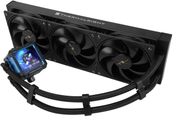 Система водяного охлаждения Thermalright Frozen Warframe Pro 360 Soc-AM5/AM4/1151/1200/2066/2011/1700 черный 4-pin 29.6dB Al LCD Ret (F-WFRAME-PRO-360-BL) - купить недорого с доставкой в интернет-магазине