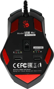 Мышь A4Tech Bloody V8M Max черный оптическая 12000dpi USB 8but - купить недорого с доставкой в интернет-магазине