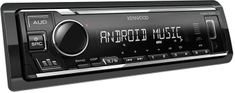 Автомагнитола Kenwood KMM-105M 1DIN 4x50Вт USB 2.0 AUX 3 RDS - купить недорого с доставкой в интернет-магазине