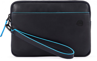 Клатч Piquadro Blue Square Revamp AC5946B2VR/BLU синий натур.кожа - купить недорого с доставкой в интернет-магазине