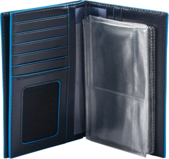Обложка для документов Piquadro Blue Square PP5246B2R/BLU2 синий натур.кожа - купить недорого с доставкой в интернет-магазине