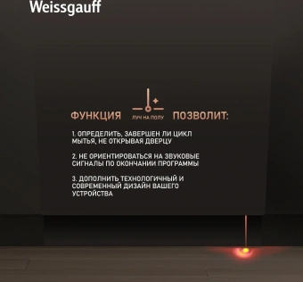Посудомоечная машина встраив. Weissgauff BDW 6025 Infolight полноразмерная - купить недорого с доставкой в интернет-магазине