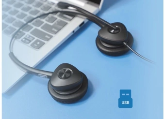 Гарнитура проводная Fanvil HT302-U черный - купить недорого с доставкой в интернет-магазине