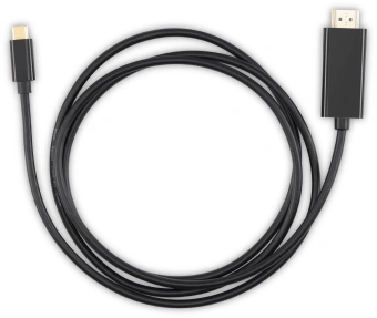 Кабель-переходник аудио-видео Buro USB Type-C (m)/HDMI (m) 1.5м. черный (BU-TYPEC-HDMI-1.5M) - купить недорого с доставкой в интернет-магазине