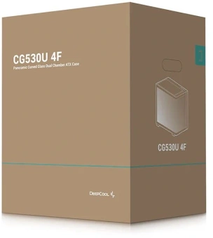 Корпус Deepcool CG530U 4F черный без БП ATX 10x120mm 4x140mm 1xUSB2.0 audio bott PSU - купить недорого с доставкой в интернет-магазине