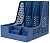 Лоток вертикальный Deli E9847 BLUE 3отд. сборный для бумаг 253x320x275мм синий пластик пластиковый пакет Лоток вертикальный Deli E9847 BLUE 3отд. сборный для бумаг 253x320x275мм синий пластик пластиковый пакет