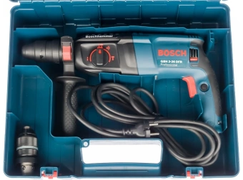 Перфоратор Bosch GBH 2-26 DFR Professional патрон:SDS-plus уд.:2.7Дж 800Вт (кейс в комплекте) - купить недорого с доставкой в интернет-магазине