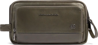 Косметичка Piquadro Philip BY6021W136/VE хаки натур.кожа - купить недорого с доставкой в интернет-магазине