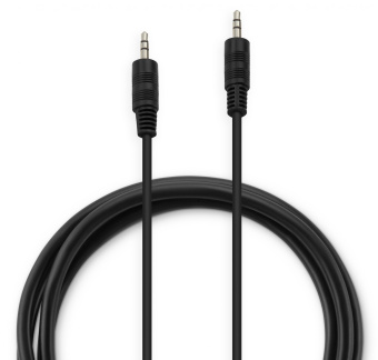 Кабель соединительный аудио Buro BAAC002-1 Jack 3.5 (m)/Jack 3.5 (m) 1м. черный - купить недорого с доставкой в интернет-магазине
