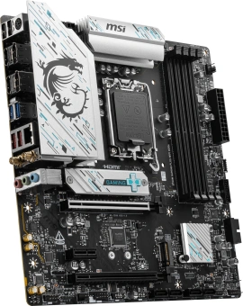 Материнская плата MSI B760M GAMING PLUS WIFI DDR4 Soc-1700 Intel B760 4xDDR4 mATX AC`97 8ch(7.1) 2.5Gg+HDMI+DP - купить недорого с доставкой в интернет-магазине