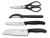 Набор ножей кухон. Victorinox Kitchen Set, 4 pieces (6.7133.4G) компл.:4шт черный подар.коробка - купить недорого с доставкой в интернет-магазине