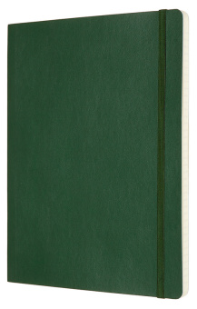 Блокнот Moleskine CLASSIC SOFT QP621K15 XLarge 190х250мм 192стр. линейка мягкая обложка зеленый - купить недорого с доставкой в интернет-магазине