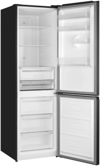 Холодильник Weissgauff WRK 2000 Total NoFrost Inverter Black Inox 2-хкамерн. черный инвертер - купить недорого с доставкой в интернет-магазине
