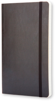 Блокнот Moleskine CLASSIC SOFT QP616 Large 130х210мм 192стр. линейка мягкая обложка черный - купить недорого с доставкой в интернет-магазине