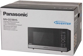 Микроволновая Печь Panasonic NN-GD38HSZPE 23л. 1000Вт черный/нержавеющая сталь - купить недорого с доставкой в интернет-магазине