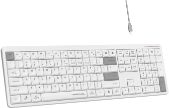 Клавиатура A4Tech Fstyler FBX55C белый USB беспроводная BT/Radio slim Multimedia (FBX55C) - цена, купить или заказать с доставкой в интернет-магазине Клавиатура A4Tech Fstyler FBX55C белый USB беспроводная BT/Radio slim Multimedia (FBX55C) - купить недорого с доставкой в интернет-магазине