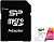 Флеш карта microSDXC 256GB Silicon Power SP256GBSTXBV1V20SP Elite + adapter