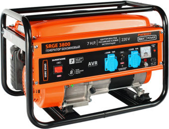 Генератор Patriot Max Power SRGE 3800 3кВт - купить недорого с доставкой в интернет-магазине