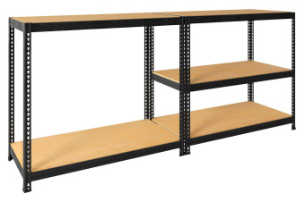 Стеллаж Практик SBL 180KD пол.:5 разборная 1803x1200x450мм антрацит (S24499375509) - купить недорого с доставкой в интернет-магазине