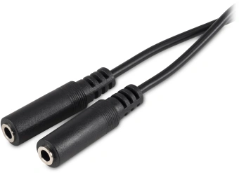 Адаптер аудио Buro BU-2XJACK-JACK 2xJack 3.5 (f)/Jack 3.5 (m) 0.2м. черный - купить недорого с доставкой в интернет-магазине