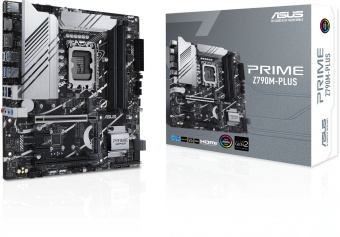 Материнская плата Asus PRIME Z790M-PLUS Soc-1700 Intel Z790 4xDDR5 mATX AC`97 8ch(7.1) GbLAN RAID+HDMI+DP - купить недорого с доставкой в интернет-магазине