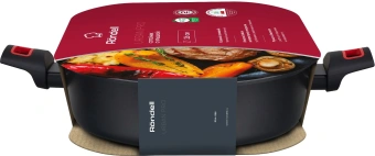 Сотейник Rondell Urban Pro RDA-1988 d=26см (с крышкой) черный - купить недорого с доставкой в интернет-магазине