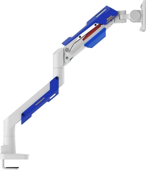 Кронштейн для мониторов Ultramounts UM743WB белый/синий 24"-57" макс.30кг крепление к столешнице поворот и наклон - купить недорого с доставкой в интернет-магазине