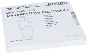 Ингалятор Omron U100 NE-U100-E ультразвуковой стационарный белый/серый - купить недорого с доставкой в интернет-магазине