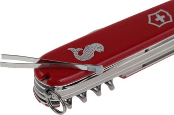 Нож перочинный Victorinox Angler (1.3653.72) 91мм 19функц. красный карт.коробка - цена, купить или заказать с доставкой в интернет-магазине Нож перочинный Victorinox Angler (1.3653.72) 91мм 19функц. красный карт.коробка - купить недорого с доставкой в интернет-магазине