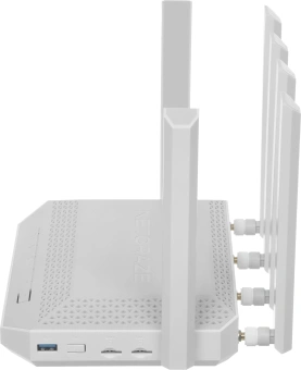 Роутер беспроводной Keenetic Netcraze Hero 5G (NC-4110) AX3000 10/100/1000/2500BASE-TX/4G cat.12 белый - купить недорого с доставкой в интернет-магазине