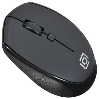 Мышь Оклик 488MW черный оптическая (1600dpi) беспроводная USB для ноутбука (4but) - купить недорого с доставкой в интернет-магазине