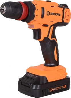 Дрель-шуруповерт Вихрь ДА-18Л-2КC аккум. патрон:быстрозажимной (кейс в комплекте) (72/14/34) - купить недорого с доставкой в интернет-магазине