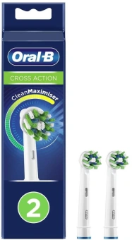 Насадка для зубных щеток Oral-B Cross Action (упак.:2шт) - купить недорого с доставкой в интернет-магазине