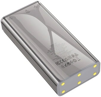 Мобильный аккумулятор Hoco J103A 20000mAh 2A серый (88948) - купить недорого с доставкой в интернет-магазине