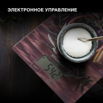 Весы кухонные электронные Hyundai HYS-KG221 макс.вес:5кг рисунок - купить недорого с доставкой в интернет-магазине