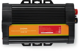 Автоинвертор Digma AI1000-12W 1000Вт - купить недорого с доставкой в интернет-магазине