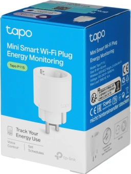 Умная розетка TP-Link Tapo P115 Wi-Fi белый (TAPO P115(1-PACK)) - купить недорого с доставкой в интернет-магазине