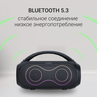 Колонка порт. Digma D-PS1532 черный 60W 2.0 BT 10м 3600mAh (PS1532B) - купить недорого с доставкой в интернет-магазине