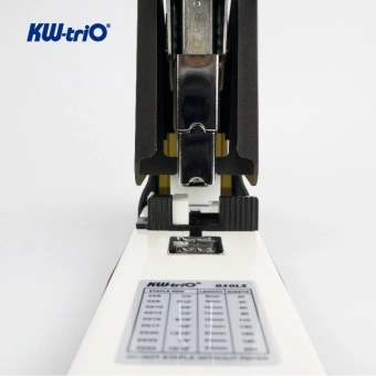 Степлер мощный Kw-Trio 050LX 23/6 23/8 23/10 23/13 23/15 23/17 23/20 23/23 (200листов) снижение усилия черный 100скоб металл коробка - купить недорого с доставкой в интернет-магазине