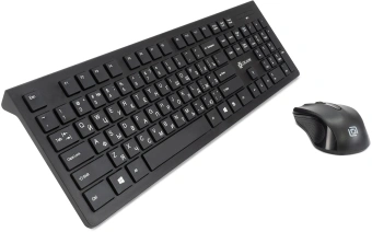 Клавиатура + мышь Оклик 250M клав:черный мышь:черный USB беспроводная slim (997834) - купить недорого с доставкой в интернет-магазине