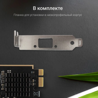 Сетевая карта 2.5G Ethernet Digma DPE12G5-TX PCI Express - купить недорого с доставкой в интернет-магазине