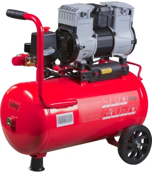 Компрессор поршневой Fubag OLS 190/24 CM1.6 безмасляный 190л/мин 24л 1200Вт красный/черный - купить недорого с доставкой в интернет-магазине
